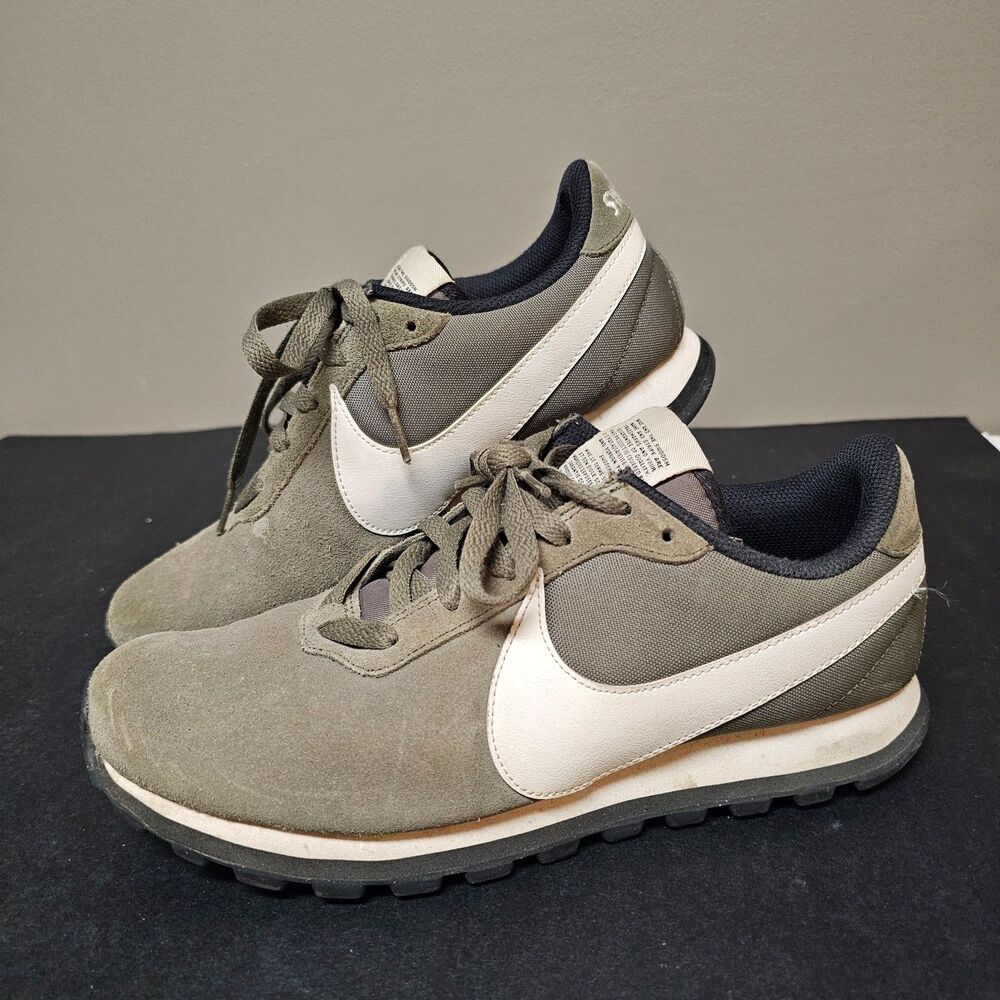 Nike Women's Pre-Love O.X. Swoosh Shoes, Twilight Marsh 9 Grey White AO3166-300